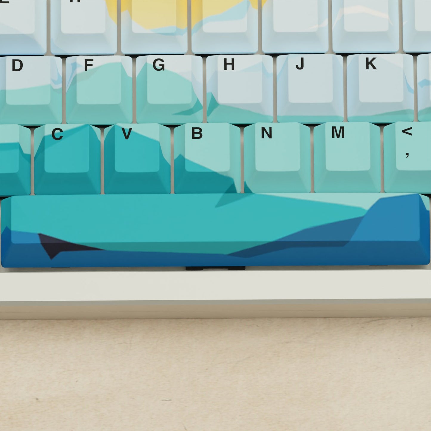 Monsgeek M5 - 100% Sunset Mechanical Keyboard - Goblintechkeys
