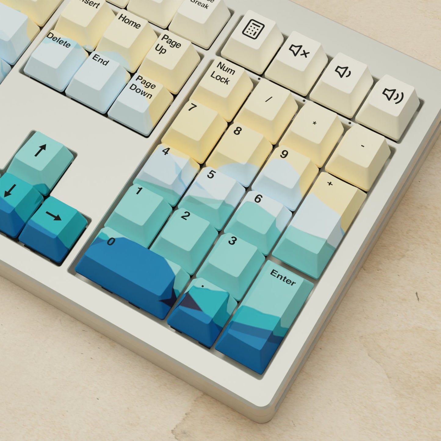 Monsgeek M5 - 100% Sunset Mechanical Keyboard - Goblintechkeys