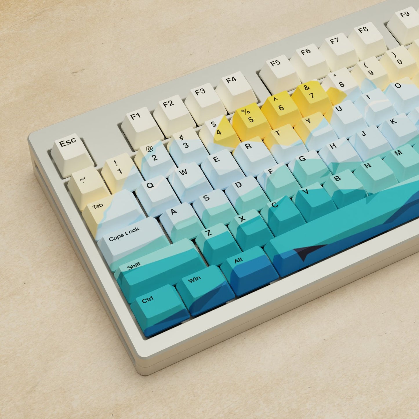 Monsgeek M5 - 100% Sunset Mechanical Keyboard - Goblintechkeys