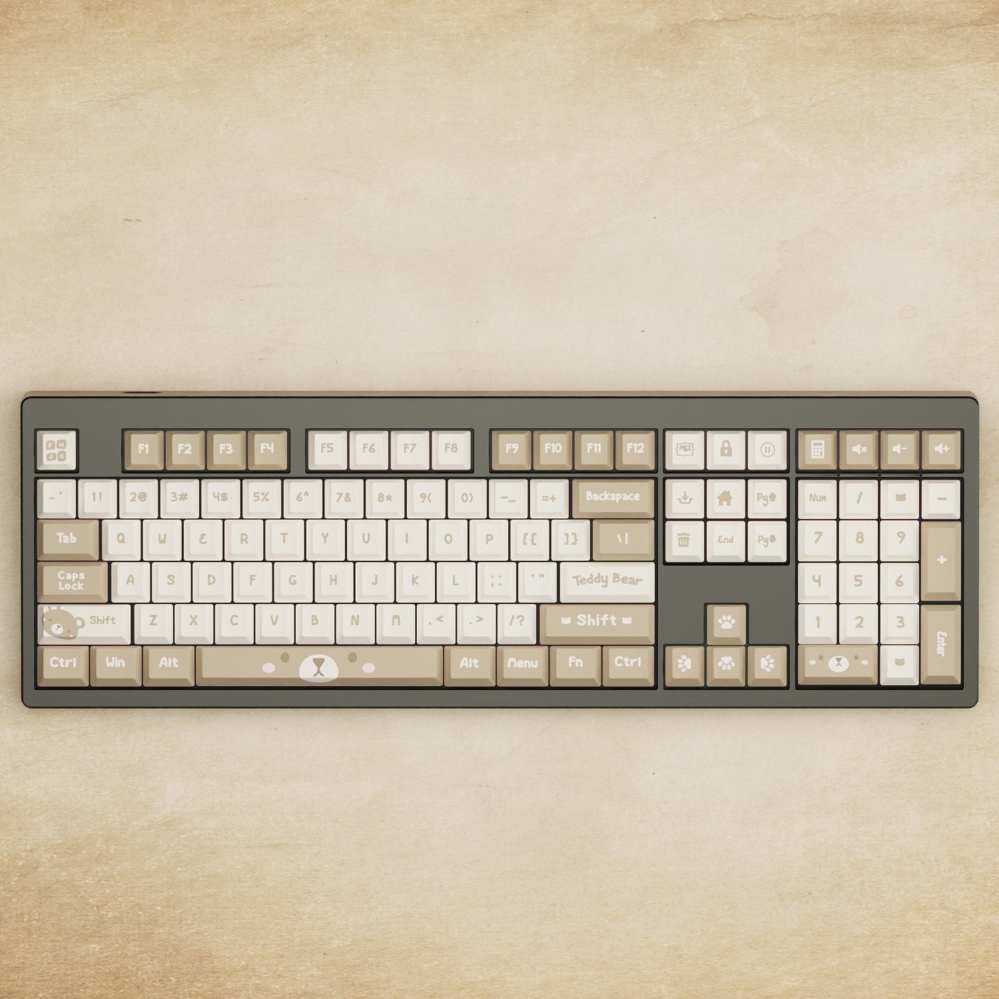 Monsgeek M5 - 100% Teddy Mechanical Keyboard - Goblintechkeys