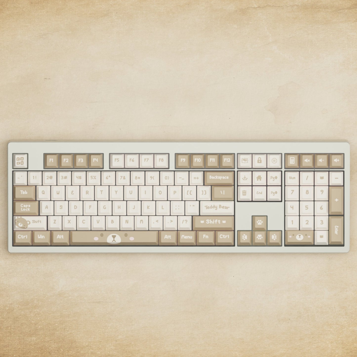 Monsgeek M5 - 100% Teddy Mechanical Keyboard - Goblintechkeys