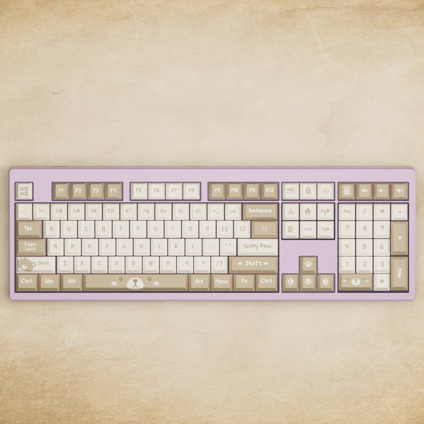 Monsgeek M5 - 100% Teddy Mechanical Keyboard - Goblintechkeys