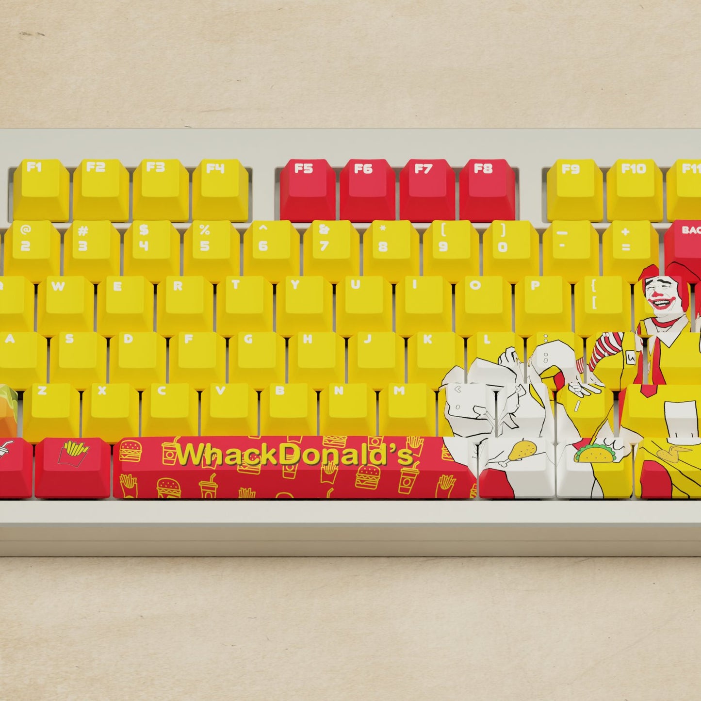 Monsgeek M5 - 100% Whackdonald Mechanical Keyboard - Goblintechkeys