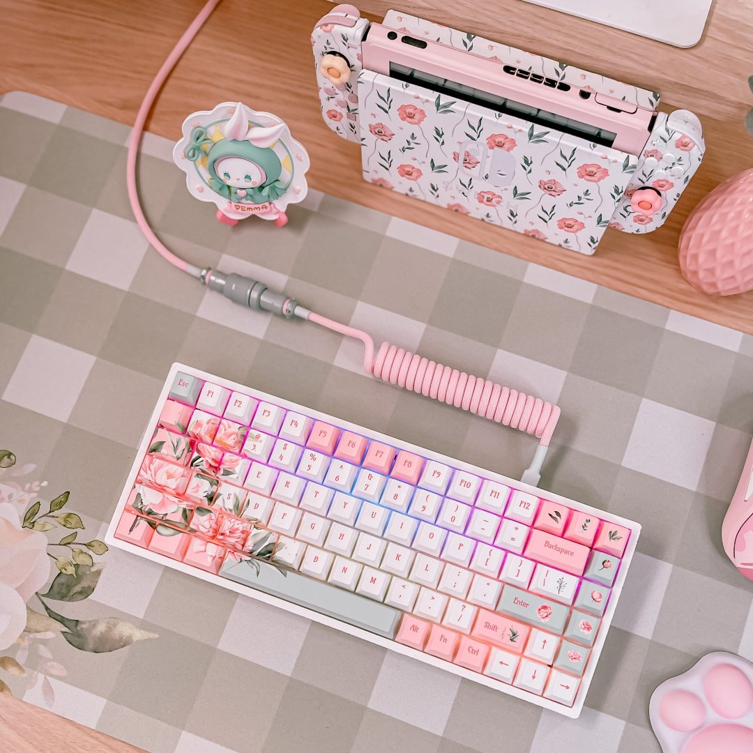 Peony Keycaps - Goblintechkeys