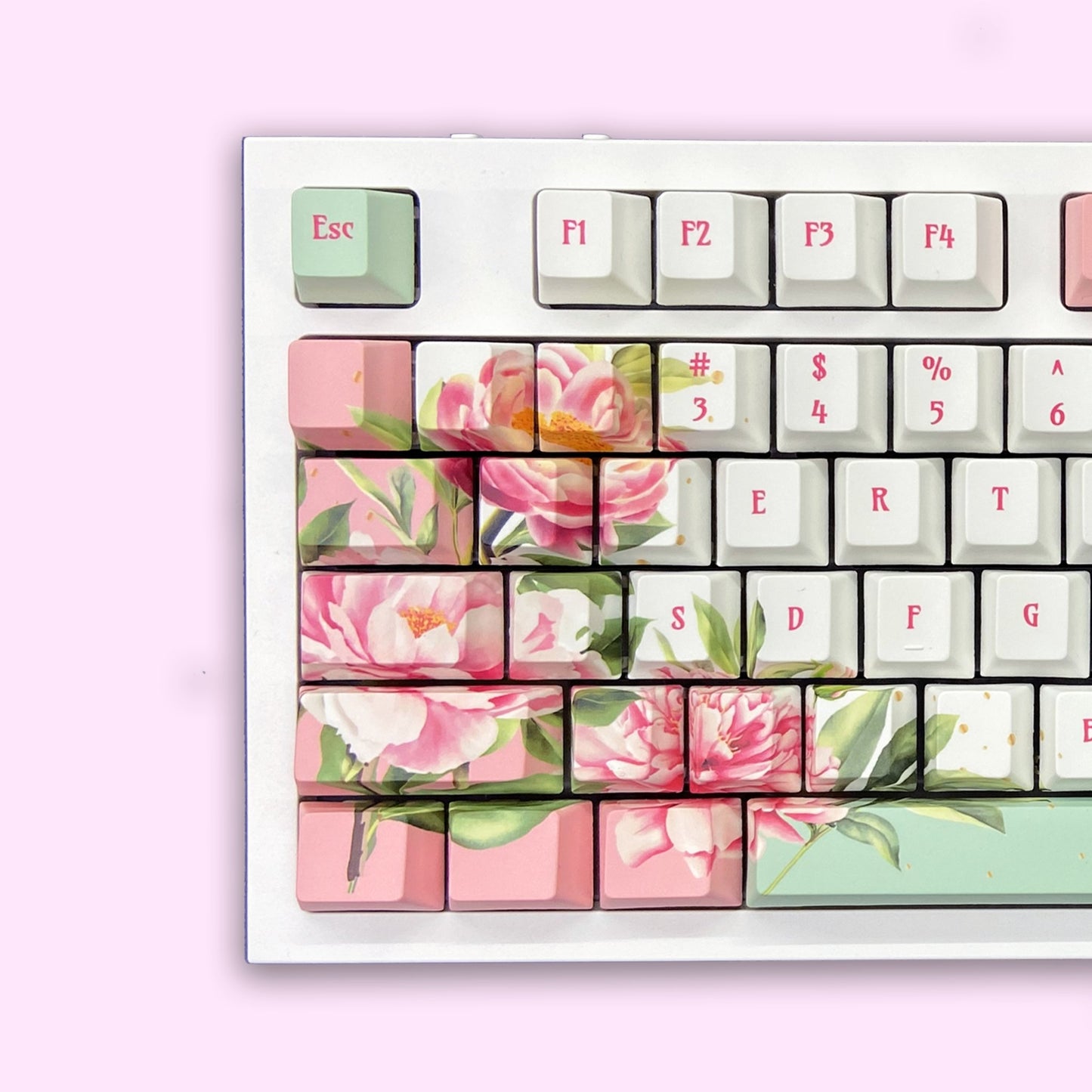 Peony Keycaps - Goblintechkeys