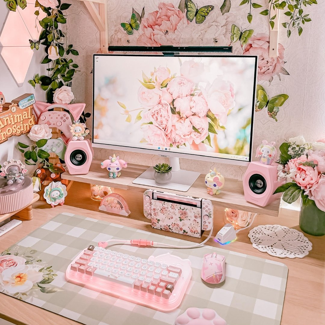 Peony Keycaps - Goblintechkeys
