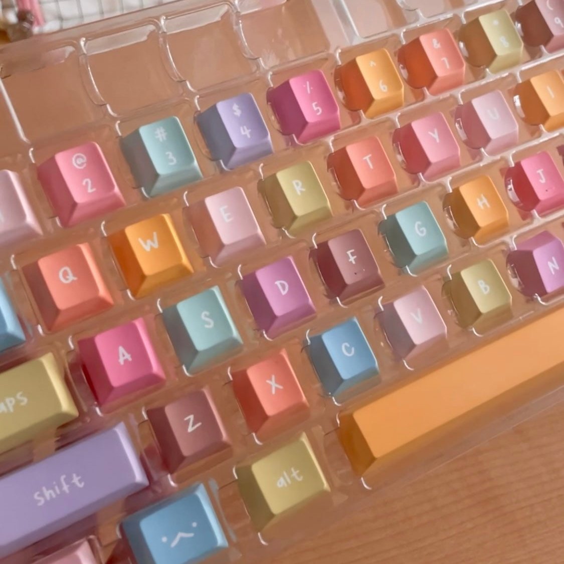 Rainbow Candy Keycaps | Designed by sleepy.tofu - Goblintechkeys