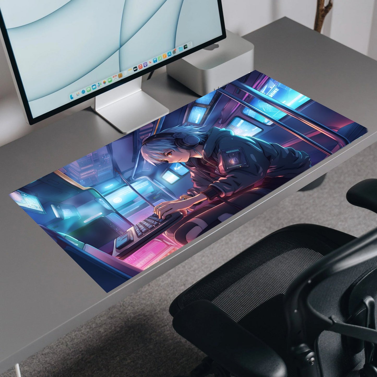 Rhythms of Imagination | Custom Artisan Mousepad | Gaming & Office Desk Mat - Goblintechkeys