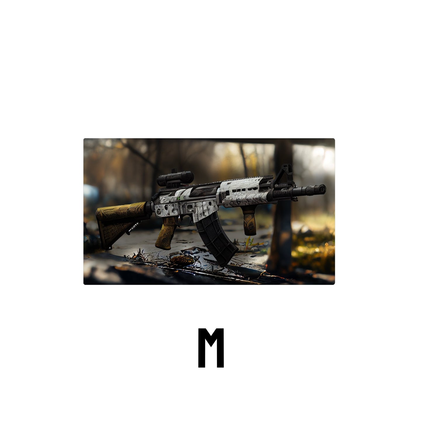 SG-553 Riffle Desk Mat | Mouse Pad | Gaming & Office Desk Mat - Goblintechkeys