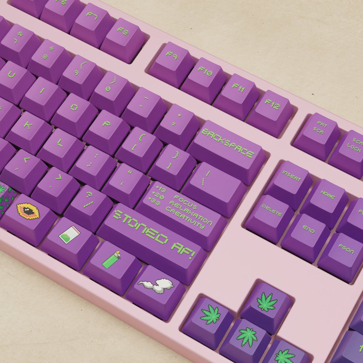 Stoner Keycaps - Goblintechkeys