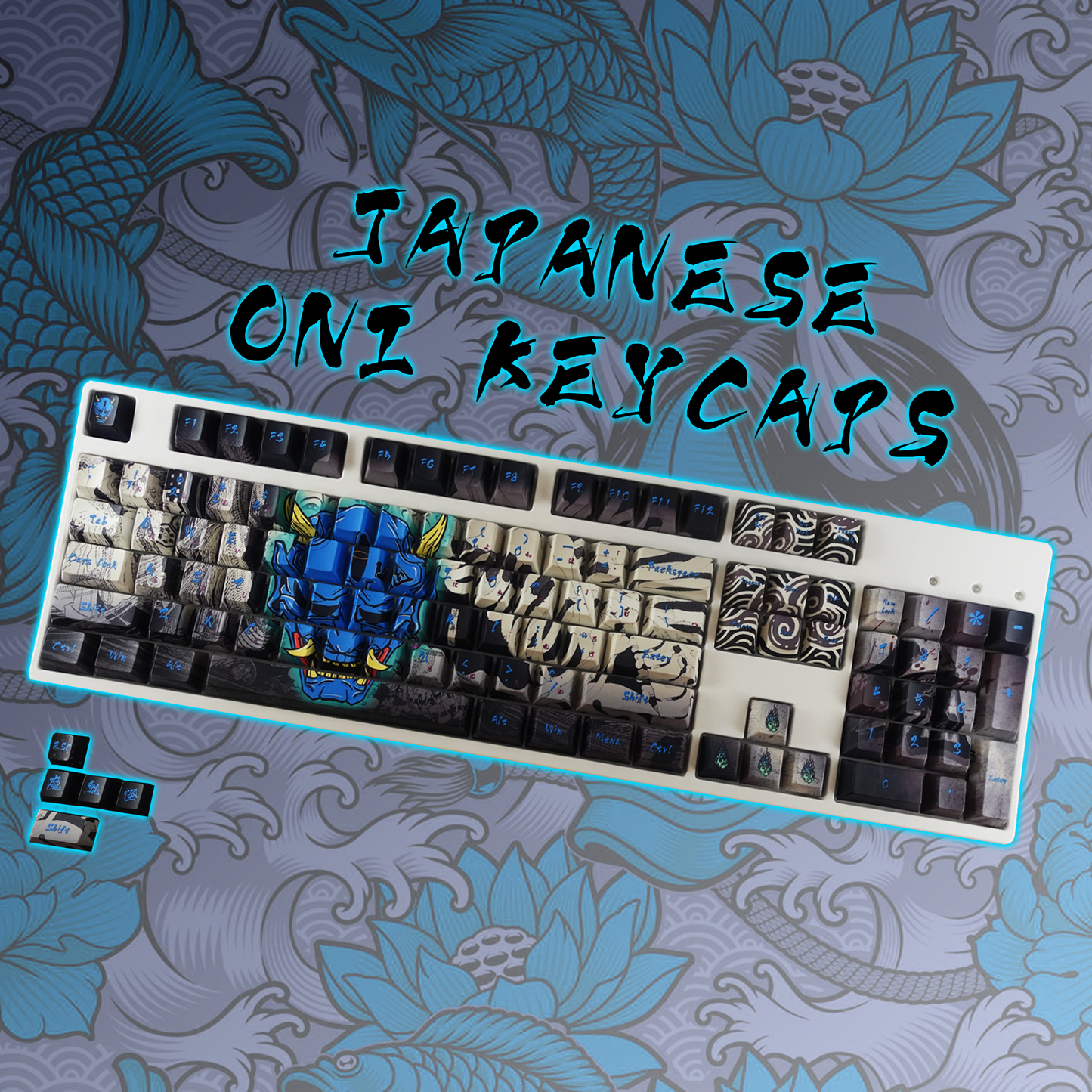 Japanese Oni Keycaps