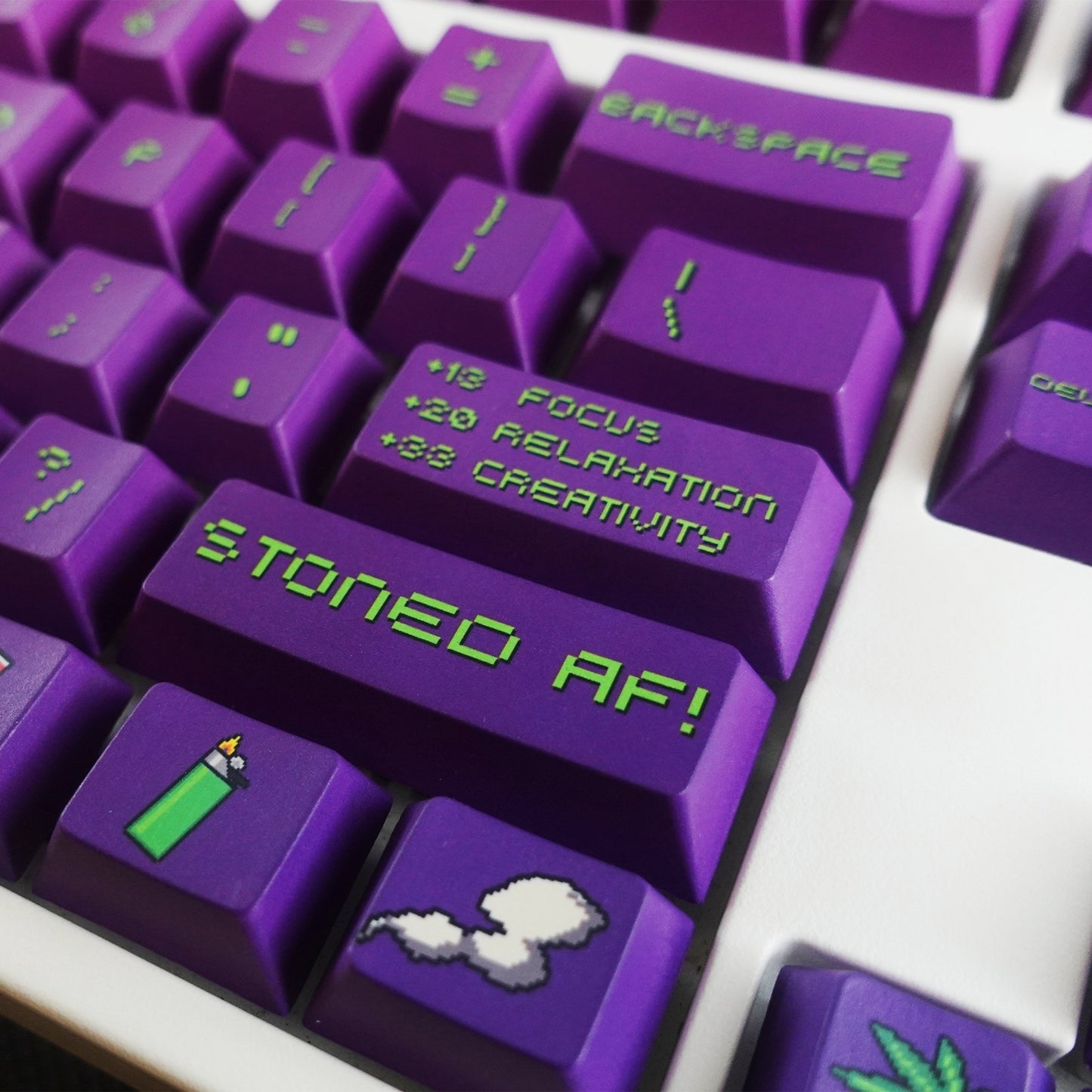 Weed Keycaps | Stoners Keycaps - Goblintechkeys