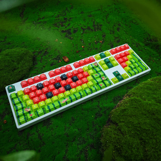 🍉 Fresh Watermelon Vibes with Ibella’s Custom Keycap Set! 🍉