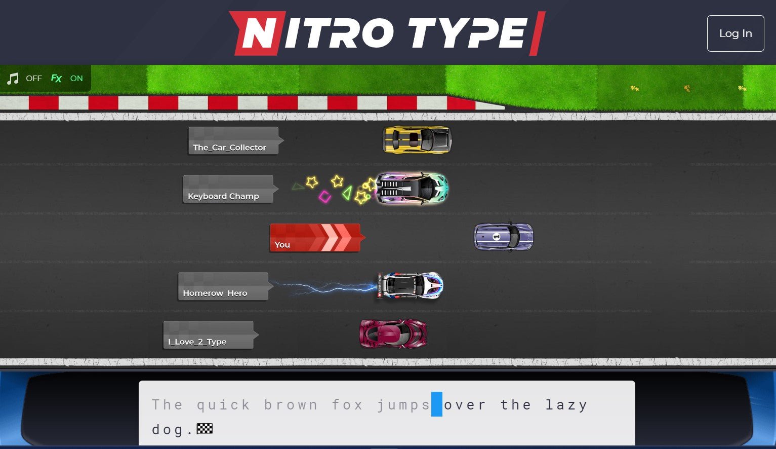 Typeracer Free Online Car Race Game That Improves Typing MAD Max Racer