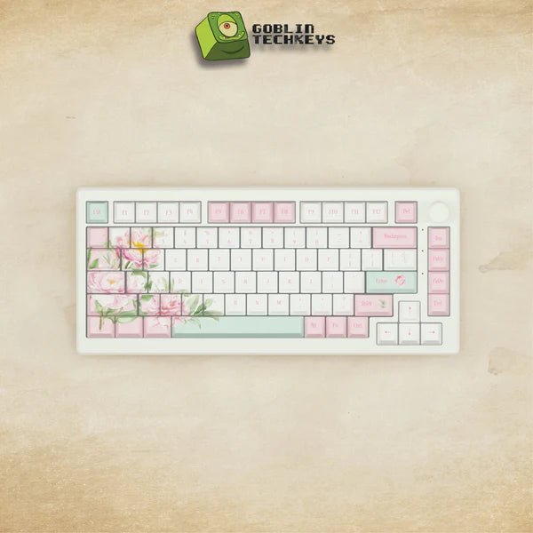 PEONY FLOWER DESIGN - Goblintechkeys