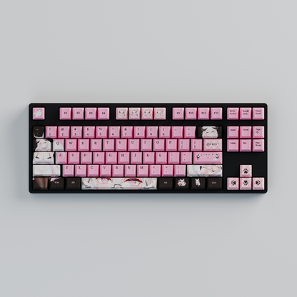 Fraeya Vtuber 80% RGB Mechanical Keyboard + Keycaps