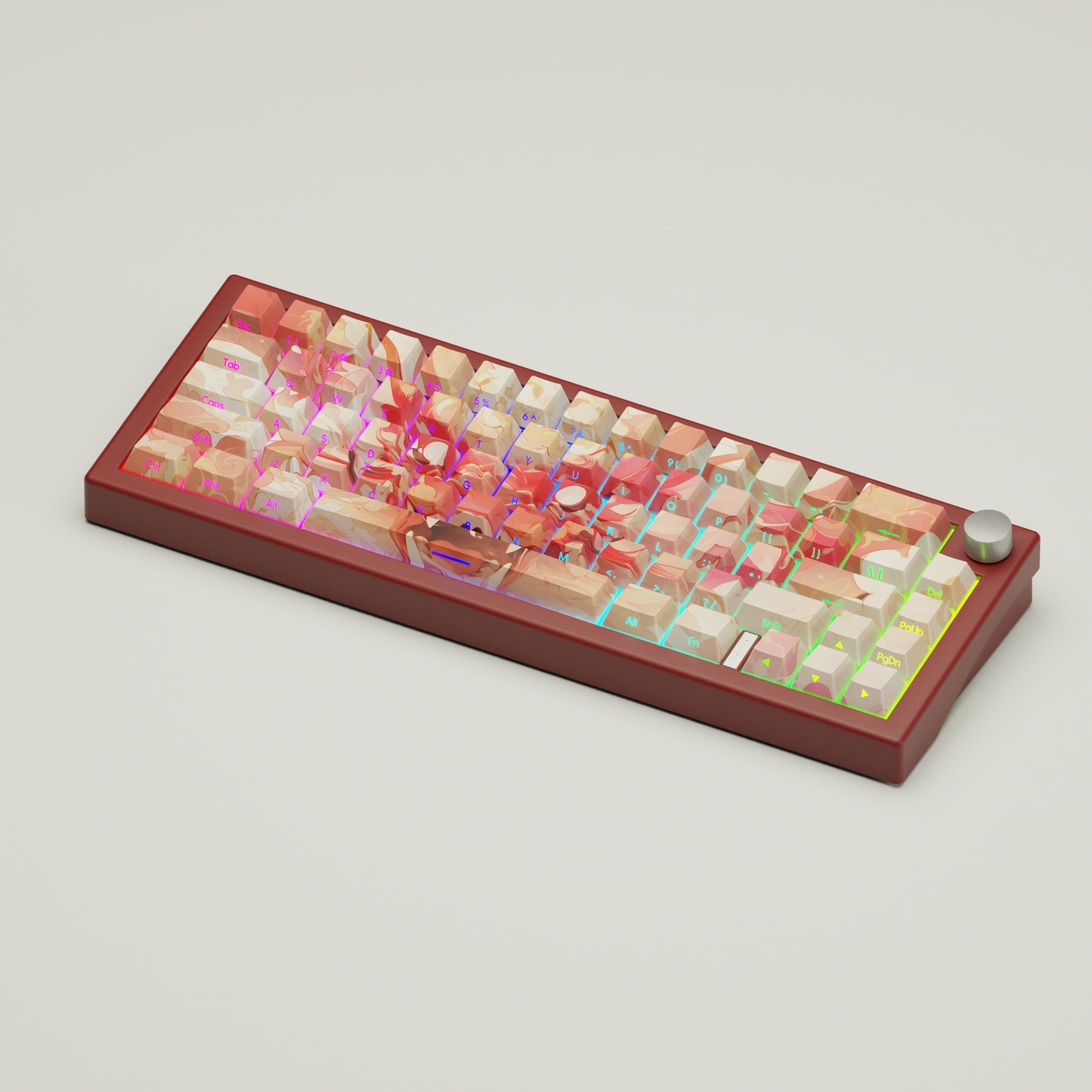 Fire Dragon GMK67 Keyboard | Designed By Serenity Starlight