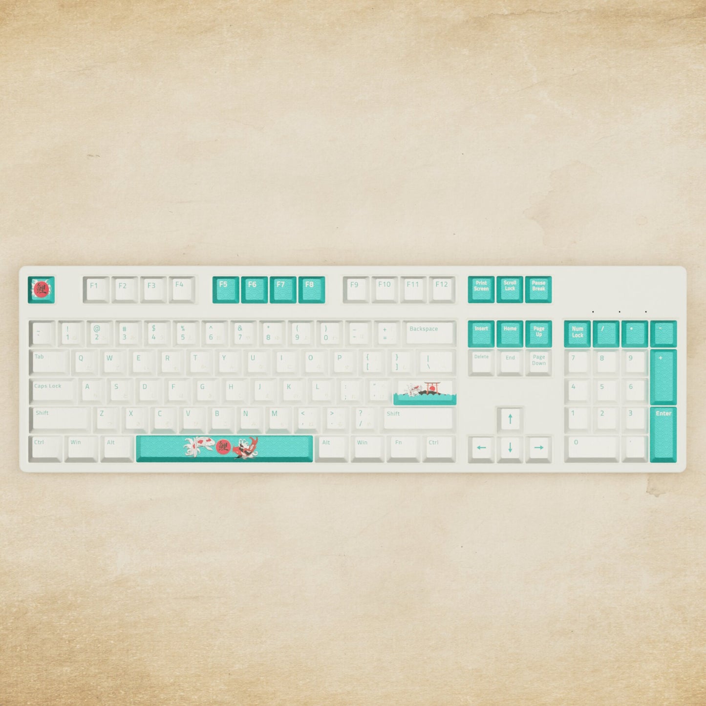 Alpha 108 - 100% Koi Mechanical Keyboard