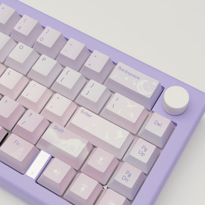 Aesthetic Sky Design Keycaps and Mechanical Keyboard - Goblintechkeys