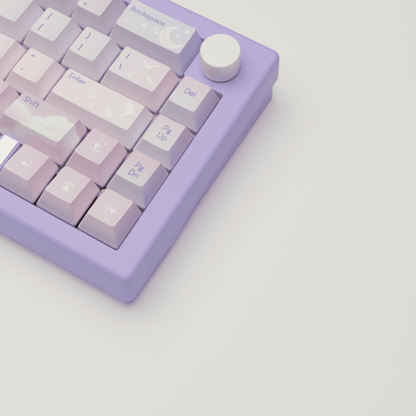 Aesthetic Sky Design Keycaps and Mechanical Keyboard - Goblintechkeys