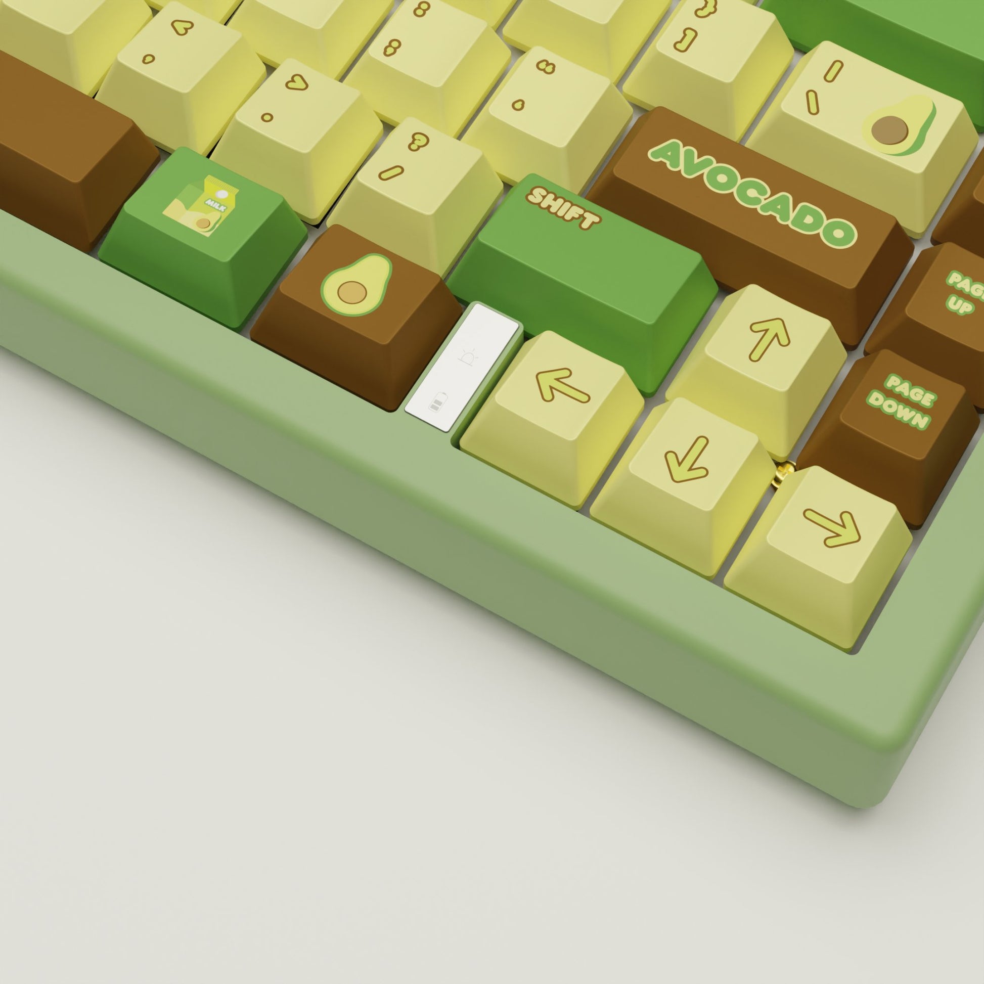 Avocado Design Keycaps and Mechanical Keyboard - Goblintechkeys