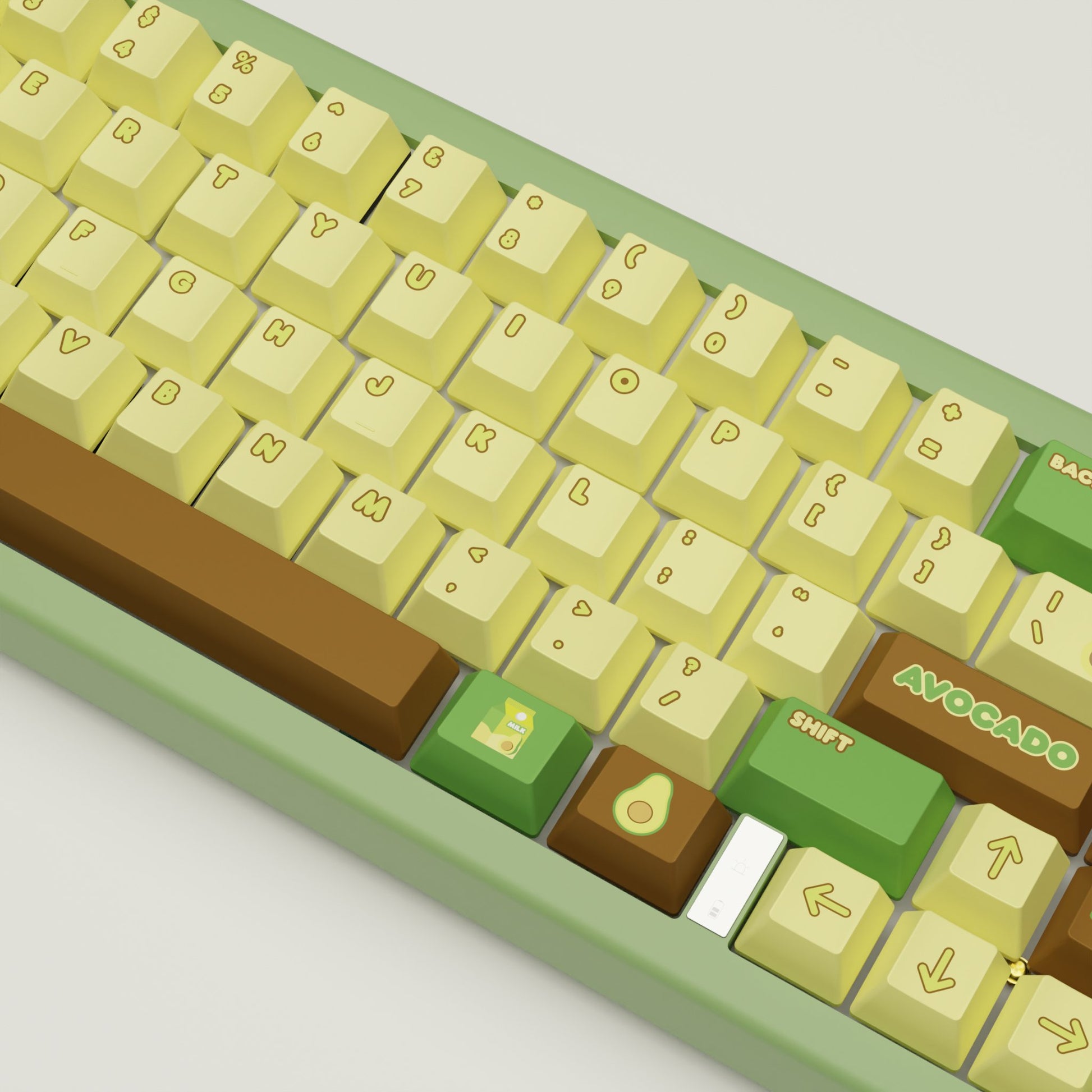 Avocado Design Keycaps and Mechanical Keyboard - Goblintechkeys