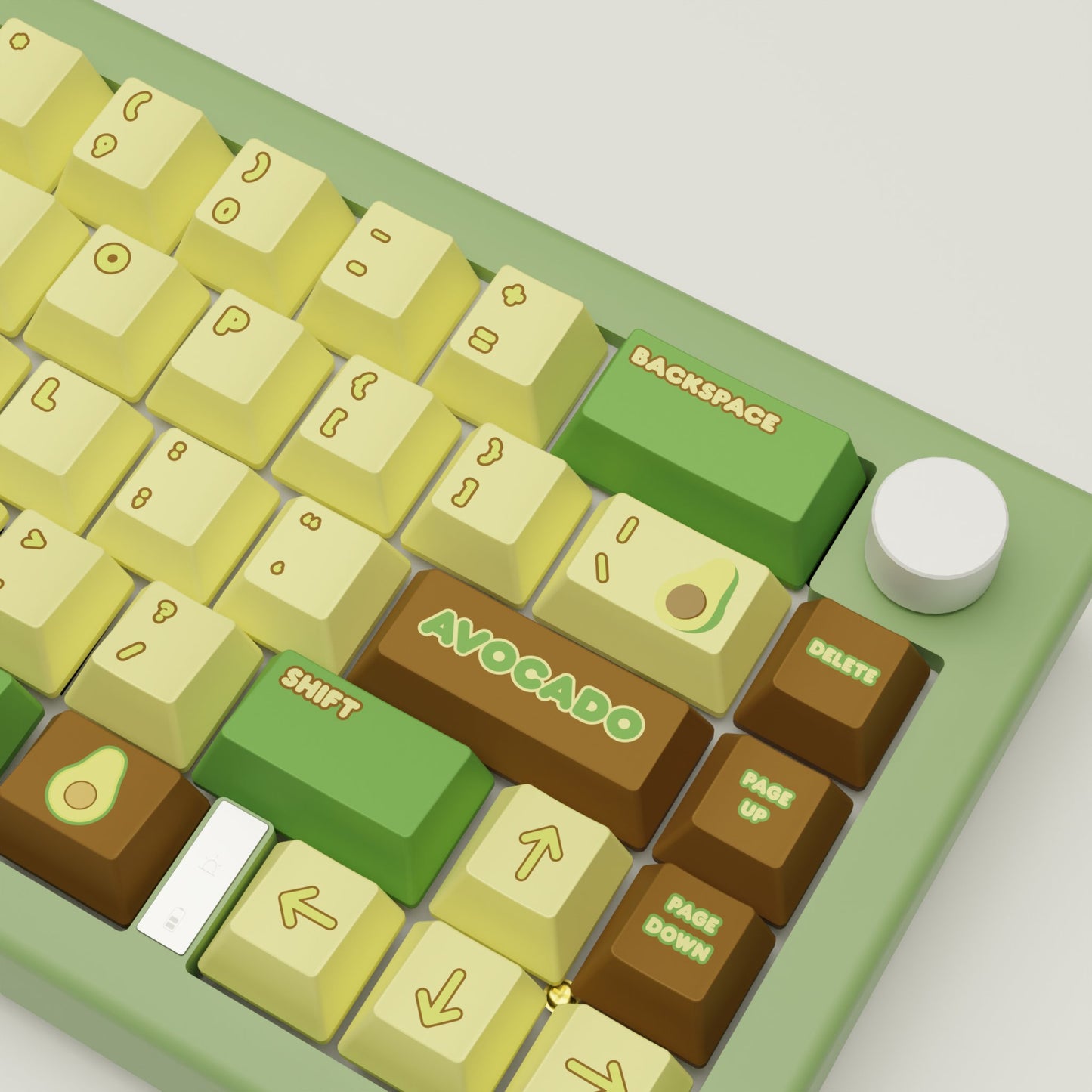 Avocado Design Keycaps and Mechanical Keyboard - Goblintechkeys