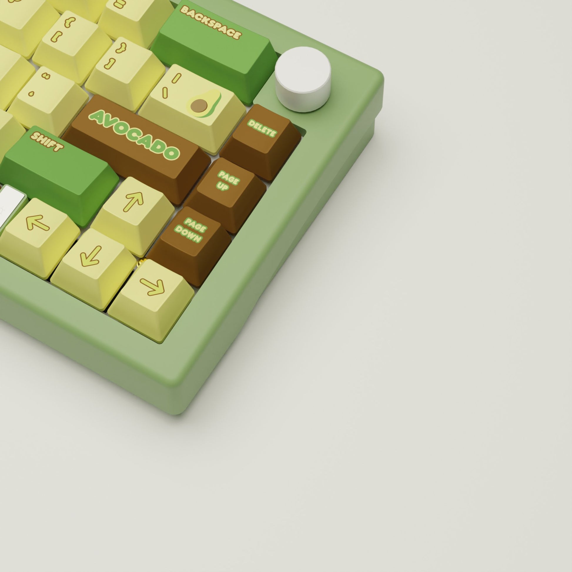 Avocado Design Keycaps and Mechanical Keyboard - Goblintechkeys