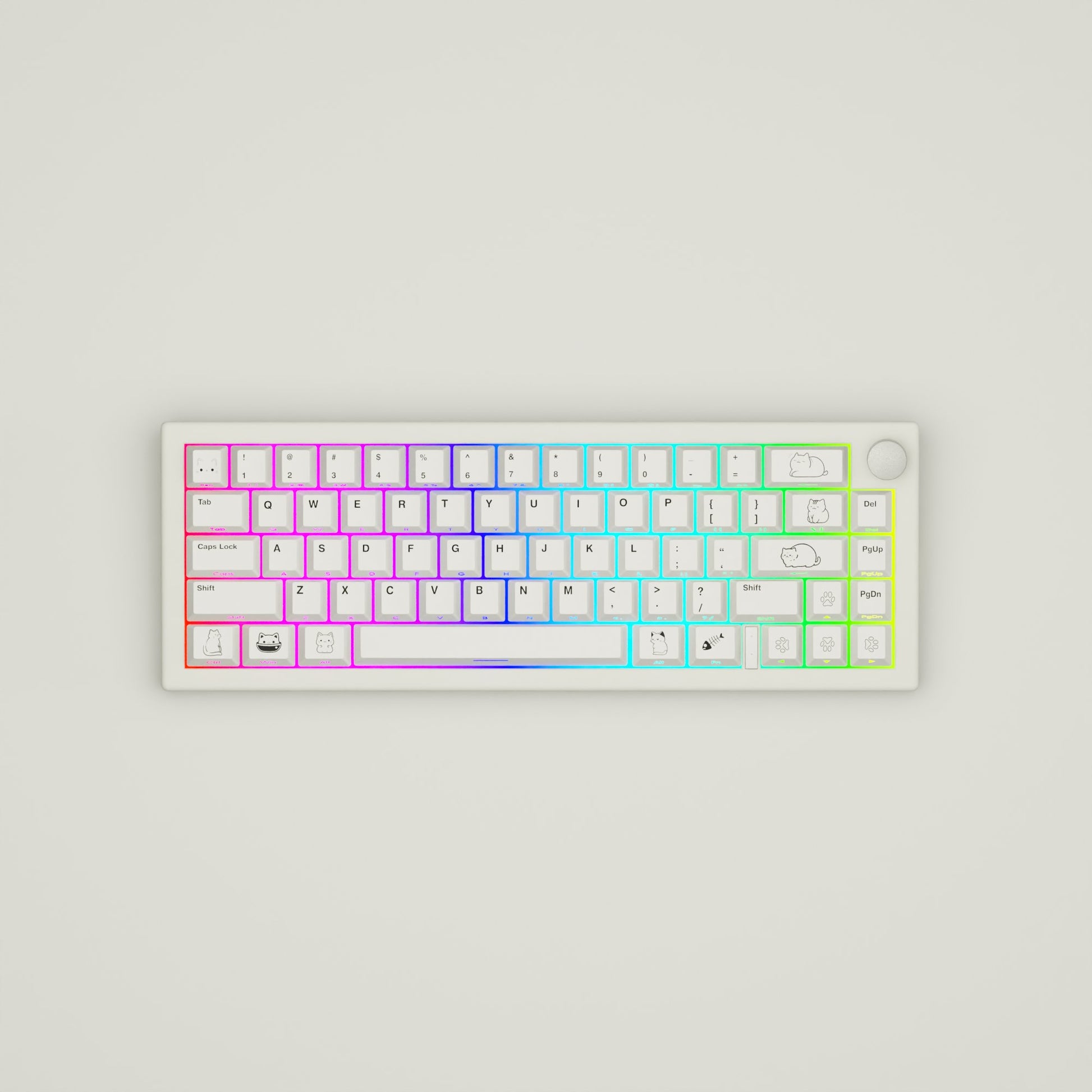 Cat GMK67 Keyboard | Designed By Serenity Starlight - Goblintechkeys