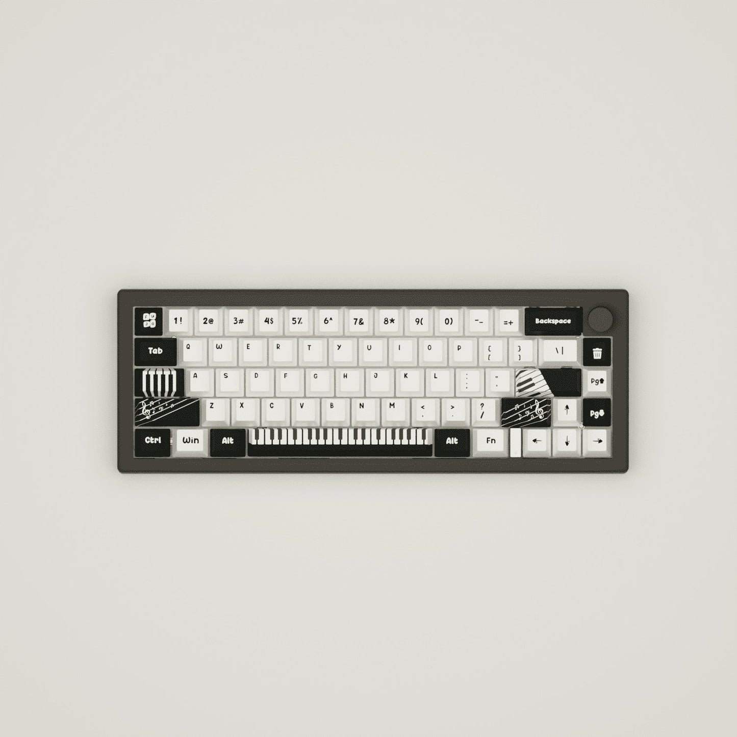 Classic Piano Design Keycaps and Mechanical Keyboard - Goblintechkeys