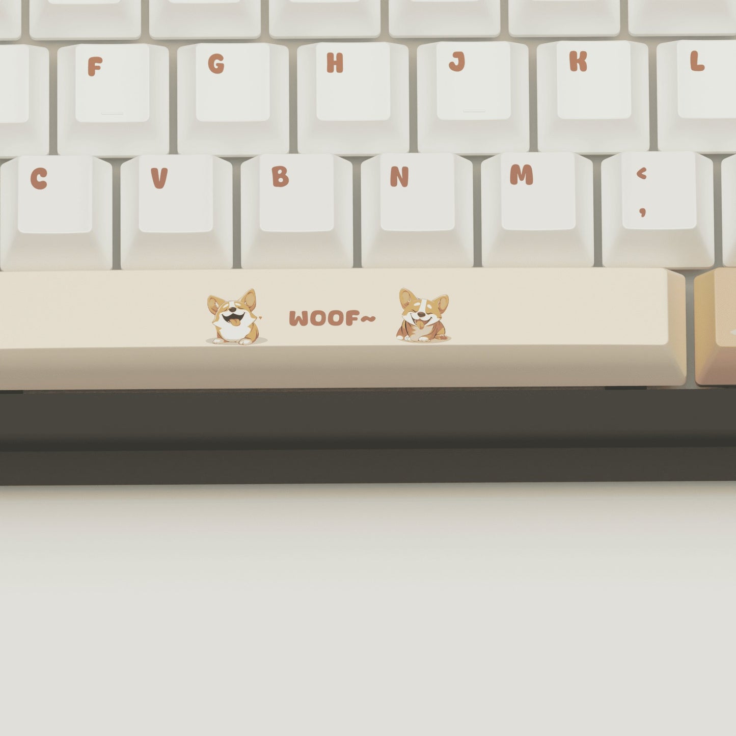 Corgi Lover Design Keycaps and Mechanical Keyboard - Goblintechkeys