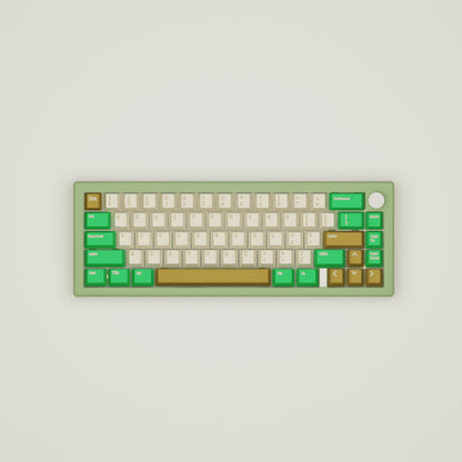 Creamy Green Keycaps - Goblintechkeys