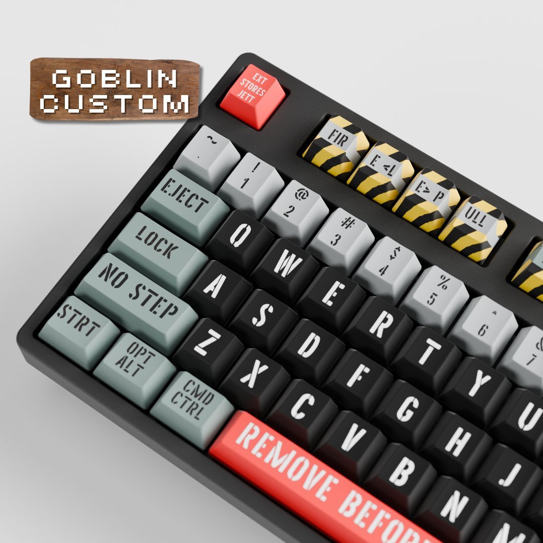 Design your own keycap set. Download template | PBT keycap set(Any keyboard size, any layout, any format) - Goblintechkeys