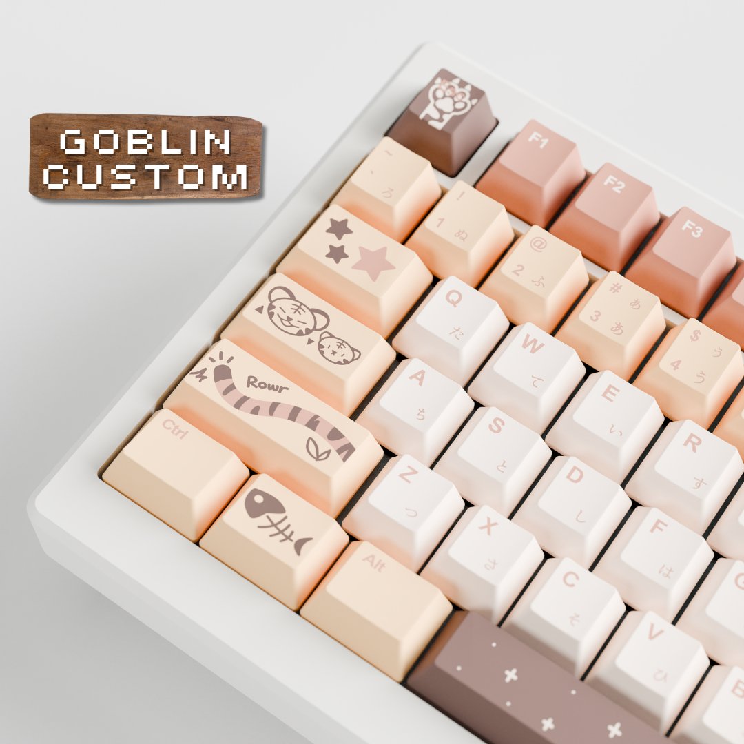 Design your own keycap set. Download template | PBT keycap set(Any keyboard size, any layout, any format) - Goblintechkeys