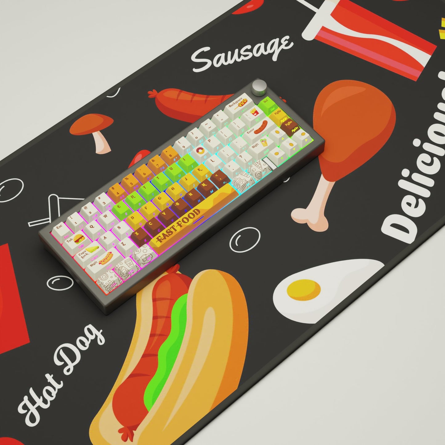 Fast Food GMK67 Keyboard | Designed By Serenity Starlight - Goblintechkeys