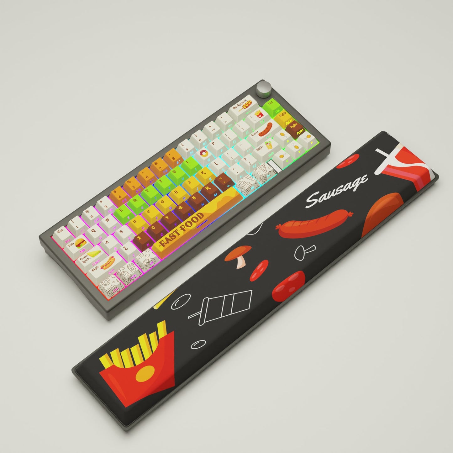 Fast Food GMK67 Keyboard | Designed By Serenity Starlight - Goblintechkeys