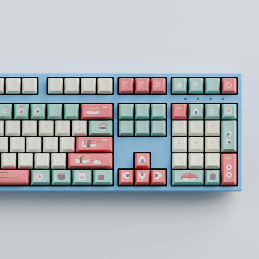 Fizz and Flourish Artist 100% RGB Mechanical Keyboard + Keycaps - Goblintechkeys