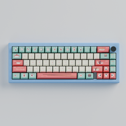 Fizz and Flourish Artist 65% RGB Mechanical Keyboard + Keycaps - Goblintechkeys