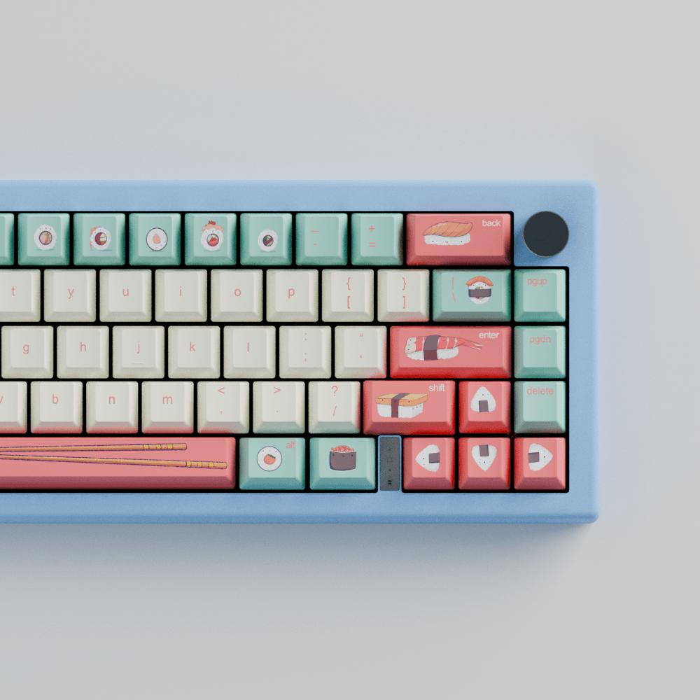 Fizz and Flourish Artist 65% RGB Mechanical Keyboard + Keycaps - Goblintechkeys