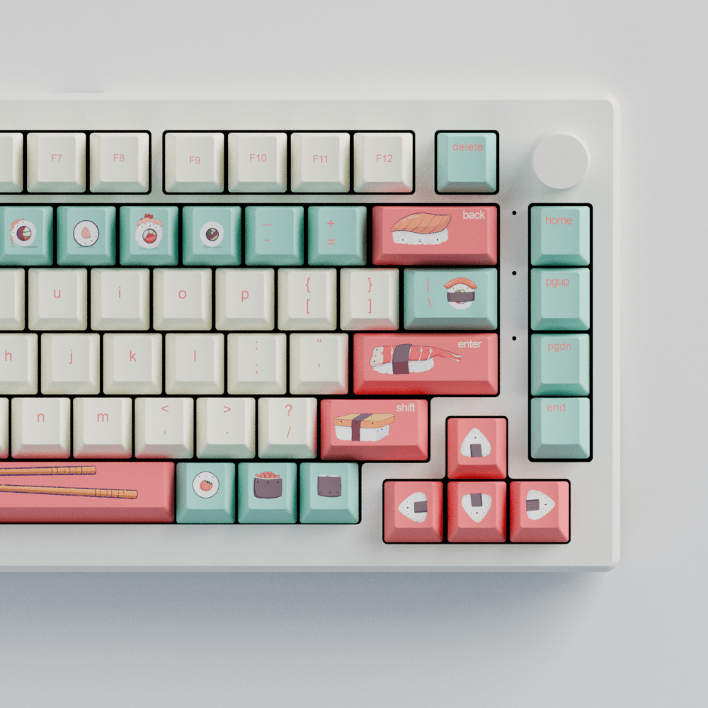 Fizz and Flourish Artist 75% RGB Mechanical Keyboard + Keycaps - Goblintechkeys