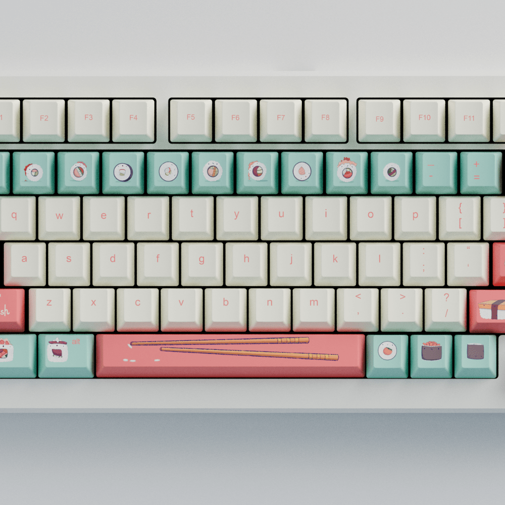 Fizz and Flourish Artist 75% RGB Mechanical Keyboard + Keycaps - Goblintechkeys