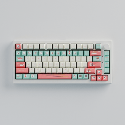 Fizz and Flourish Artist 75% RGB Mechanical Keyboard + Keycaps - Goblintechkeys