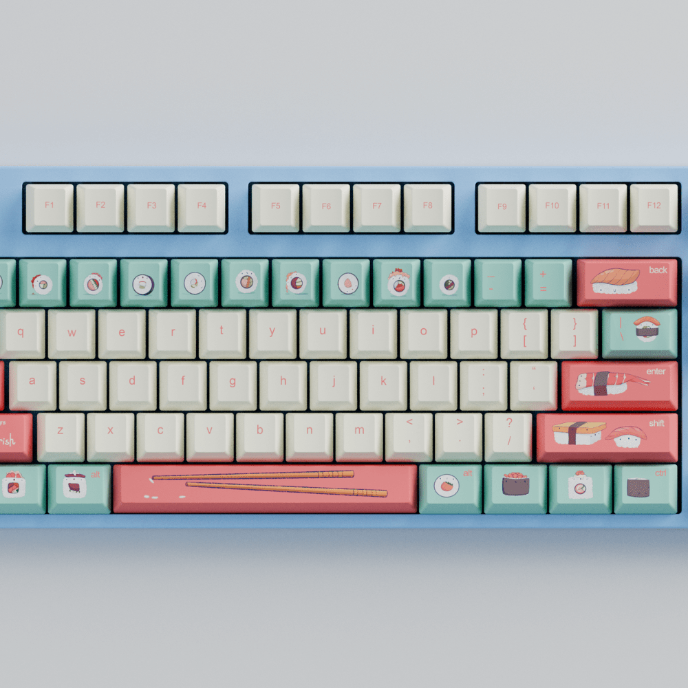 Fizz and Flourish Artist 80% RGB Mechanical Keyboard + Keycaps - Goblintechkeys