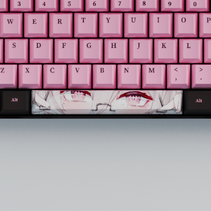 Fraeya Vtuber 60% RGB Mechanical Keyboard + Keycaps - Goblintechkeys