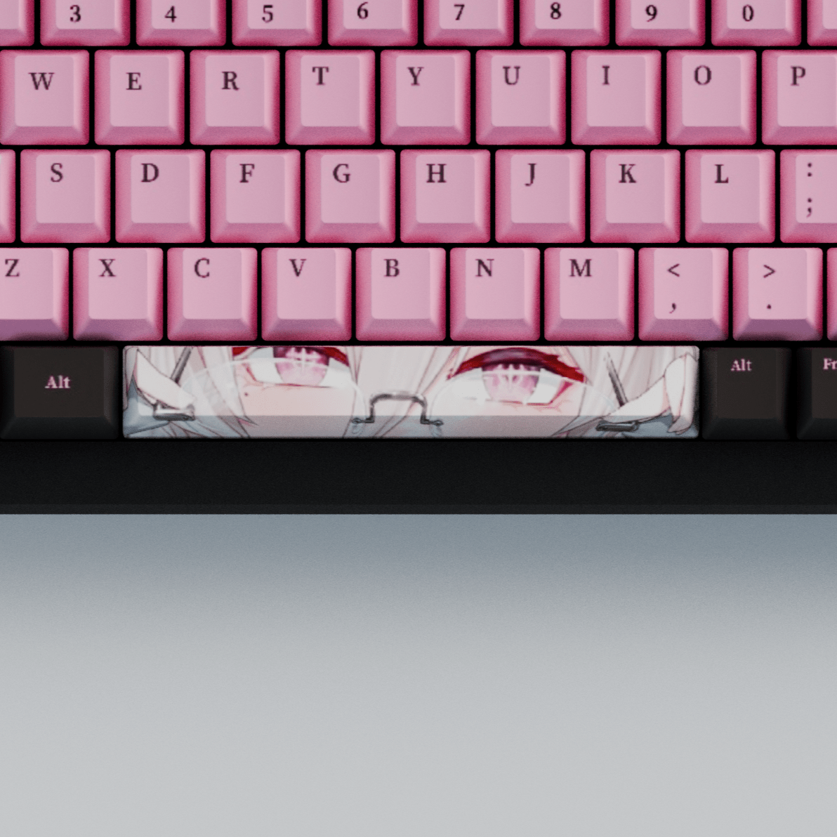 Fraeya Vtuber 75% RGB Mechanical Keyboard + Keycaps - Goblintechkeys