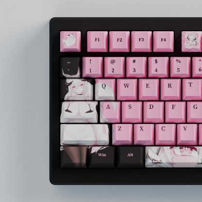 Fraeya Vtuber 75% RGB Mechanical Keyboard + Keycaps - Goblintechkeys