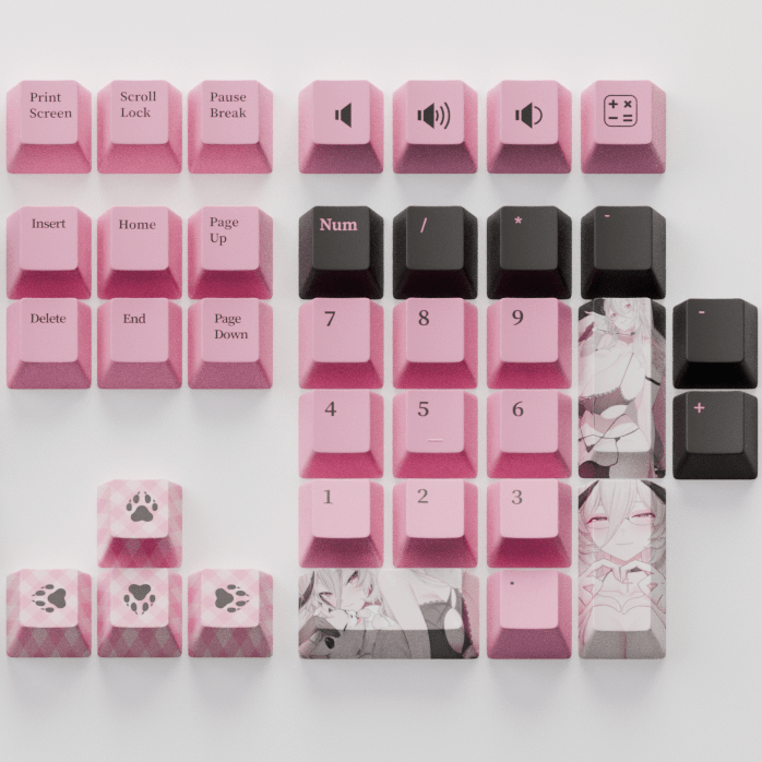 Fraeya Vtuber Keycaps Set - Goblintechkeys