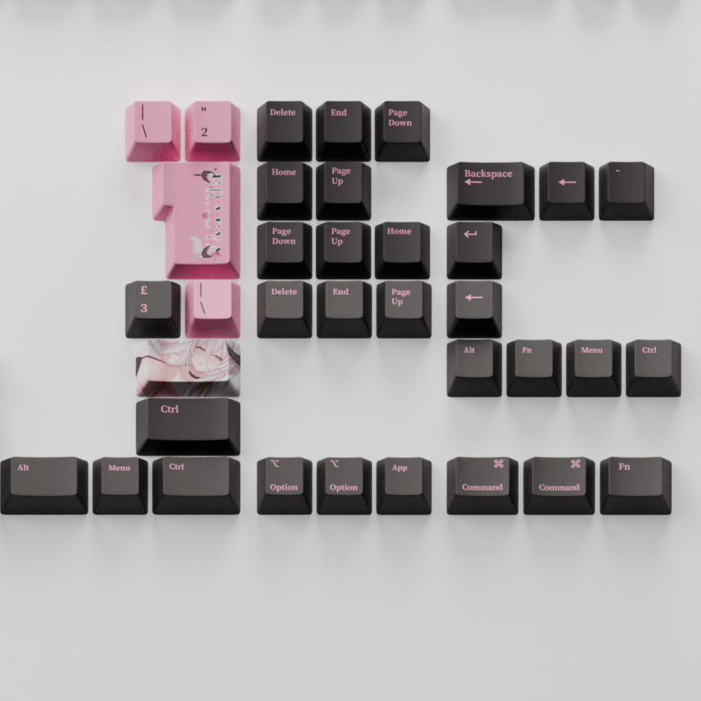 Fraeya Vtuber Keycaps Set - Goblintechkeys