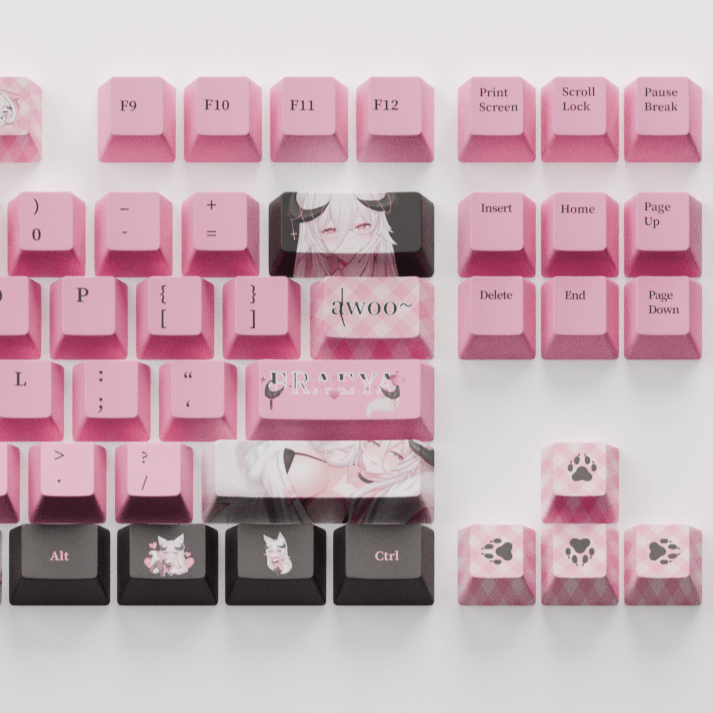 Fraeya Vtuber Keycaps Set - Goblintechkeys