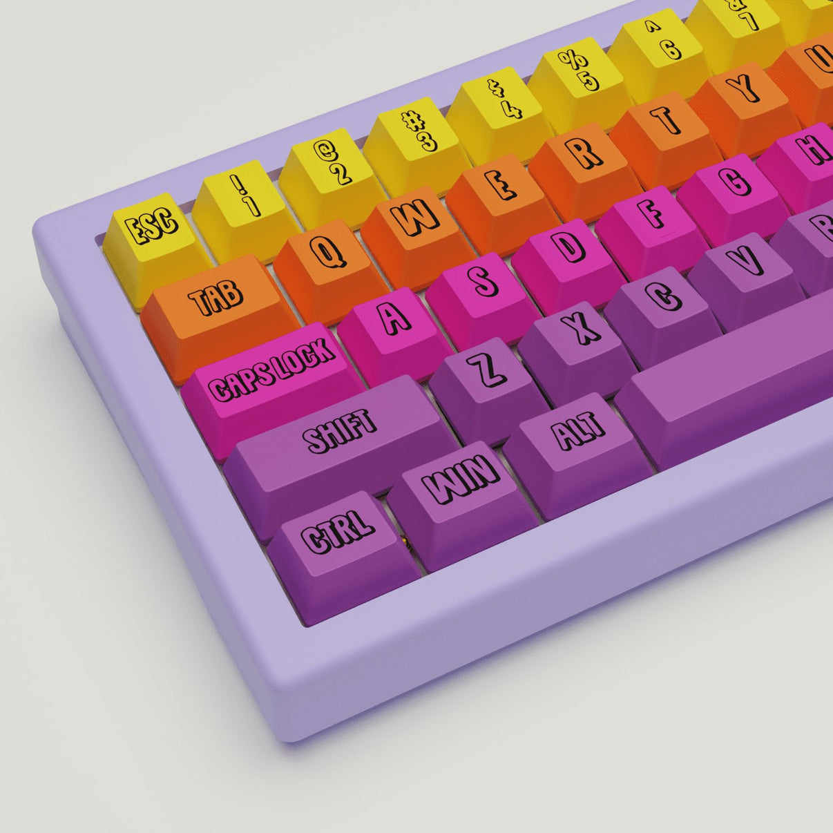 Fruit Salad Design Keycaps and Mechanical Keyboard – Goblintechkeys